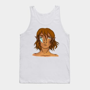 Glowing elf digital drawing Tank Top